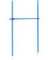 Preview: Hurdle set with slalom pole ø 25 mm, 180 cm