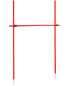 Preview: Hurdle set with slalom pole ø 25 mm, 180 cm