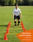 Preview: Cone hurdle set of 5 with carrying bag, cones & poles in 4 colors