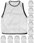 Preview: 11 x Training Bibs for youth with Carrying Holder, white