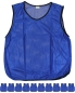 Preview: 11 x Training Bibs for Adults with Carrying Holder, blue