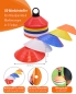 Preview: Marking plate with carrying holder, 50 pieces, 5 colors