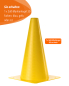 Preview: Soft marking cone, 30 cm high, 3 colors