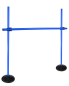 Preview: Disc foot hurdle set with poles ø 25 mm, 100 cm or 180 cm high