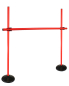 Preview: Disc foot hurdle set with poles ø 25 mm, 100 cm or 180 cm high