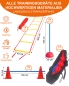 Preview: Indoor & Artificial Turf-Set with coordination ladder, slalom, hurdles & bag
