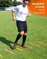 Preview: Indoor & Artificial Turf-Set with coordination ladder, slalom, hurdles & bag