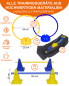 Preview: JUMP & COORDINATION -Set with X-foot & rings 50, cone hurdles & bag