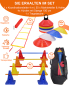 Preview: Coordination-Set with coordination ladder, marker plates, jump hurdles & bag