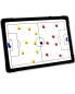 Preview: Tactics board with carrying bag, 45 x 30 cm
