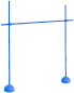 Preview: X-foot hurdle set with poles ø 25 mm, 100 cm or 180 cm high