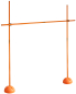 Preview: X-foot hurdle set with poles ø 25 mm, 100 cm or 180 cm high