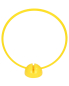 Preview: X-foot with ring 70 made of plastic, 4 colors