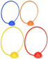 Preview: X-foot with ring 70 made of plastic, 4 colors
