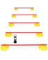 Preview: Mini hurdles set of 5 with 100 cm poles, troughs & poles in 4 colors, Cavaletti