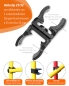 Preview: Clip for connecting 2 pole diameters, 25 mm and 32 mm