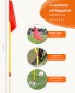 Preview: 4 x Flexible corner flags with tilting joint