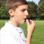 Preview: Trainer whistle with safety lanyard