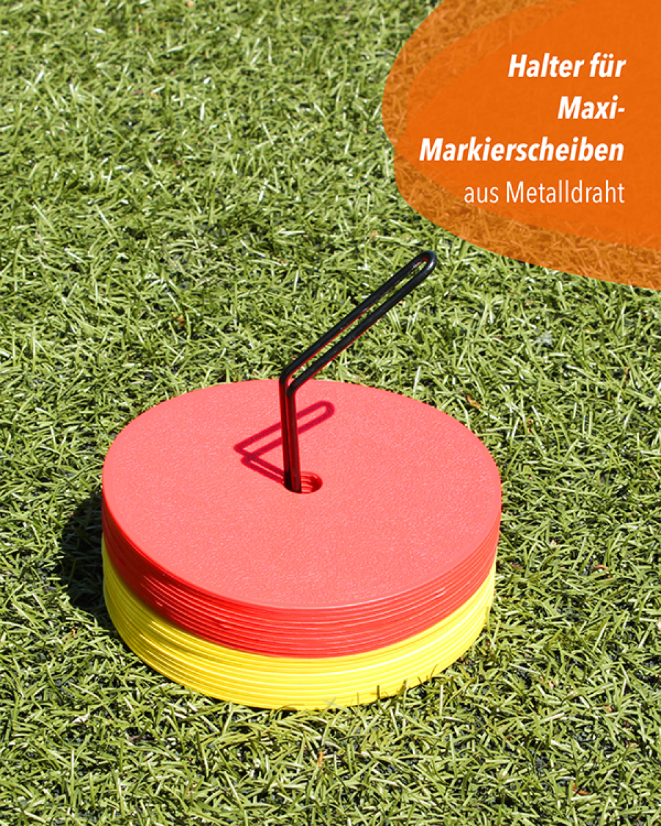 Preview: Holder for marking discs made of metal wire, black