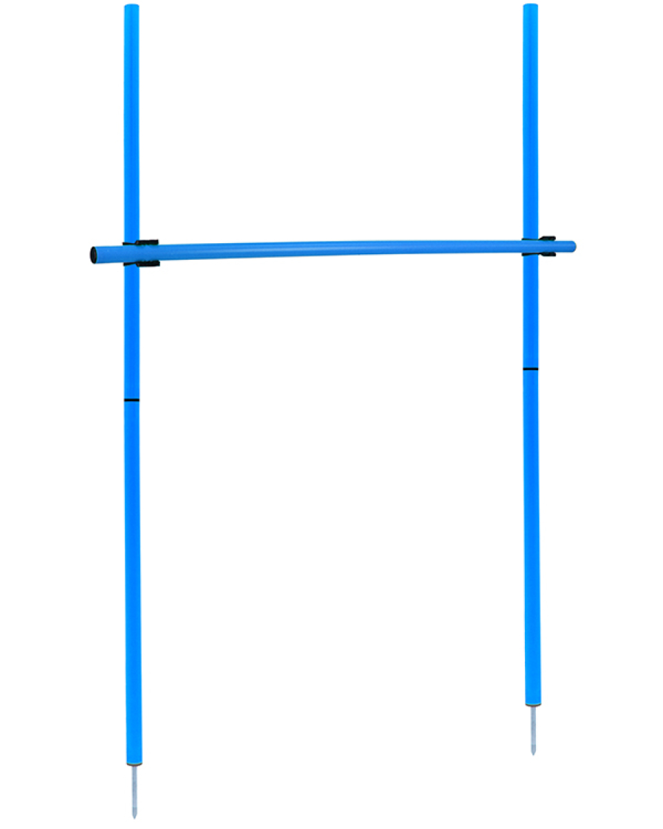 Preview: Hurdle set with slalom poles 180 cm, ø 32 mm