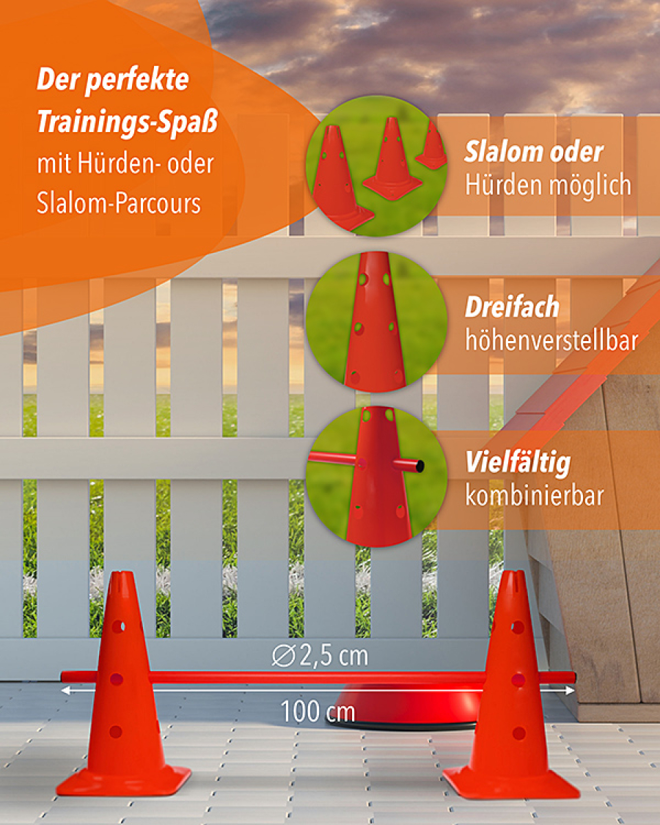 Preview: Kegelhürde 40 cm hoch