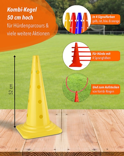 Combination cone 50, 4 colors (with variants)