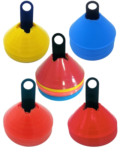 Marking troughs with carrying holder, 20 pieces, 4 colors