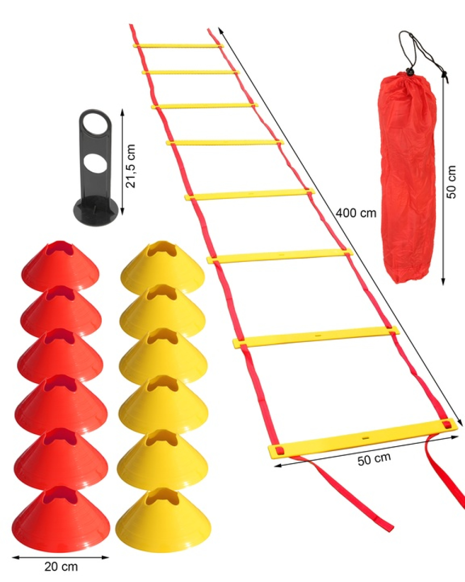 Preview: Coordination set, 12 marking troughs and 4 m coordination ladder