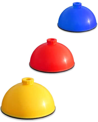 Round foot for all 25 mm diameter poles, 3 colors