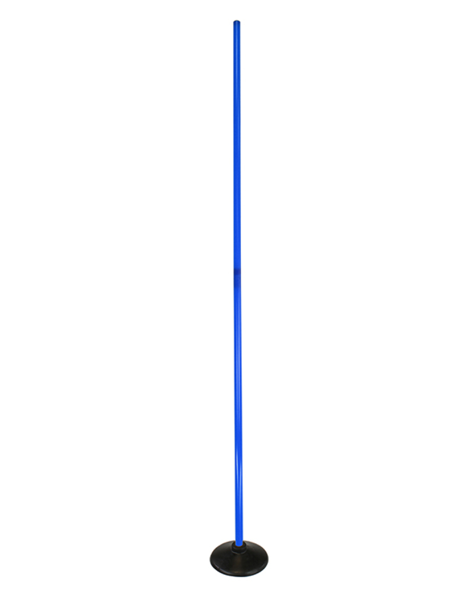 Disc foot slalom set with pole 100 cm or 180 cm, 4 colors