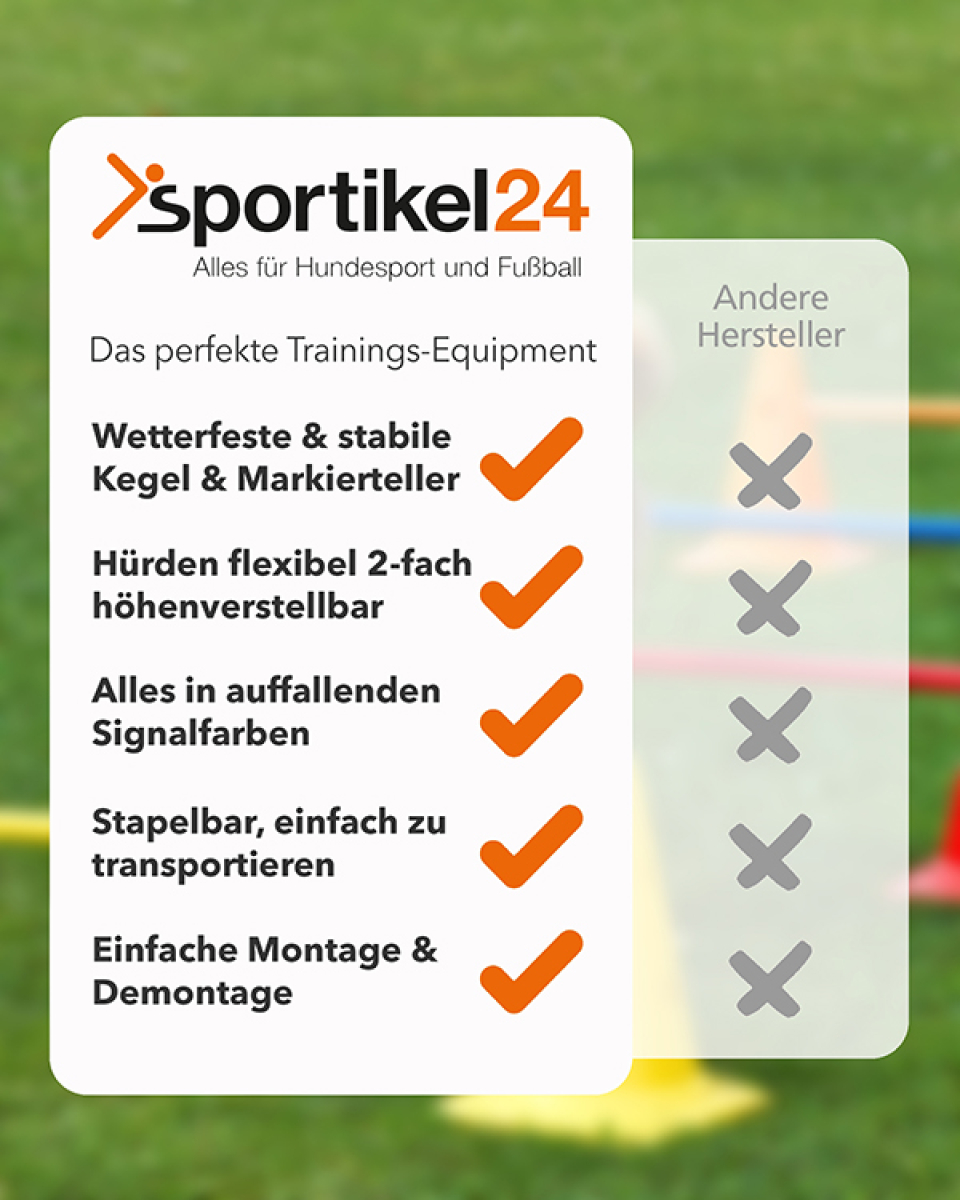 Preview: Coordination-Set with coordination ladder, marker plates, jump hurdles & bag