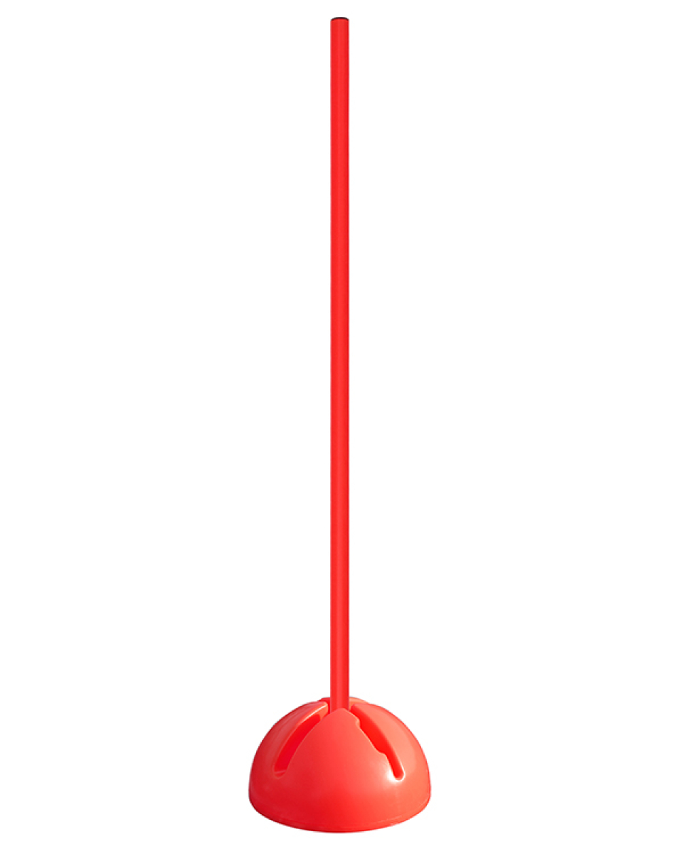 X-foot slalom set with pole 100 cm or 180 cm, 4 colors