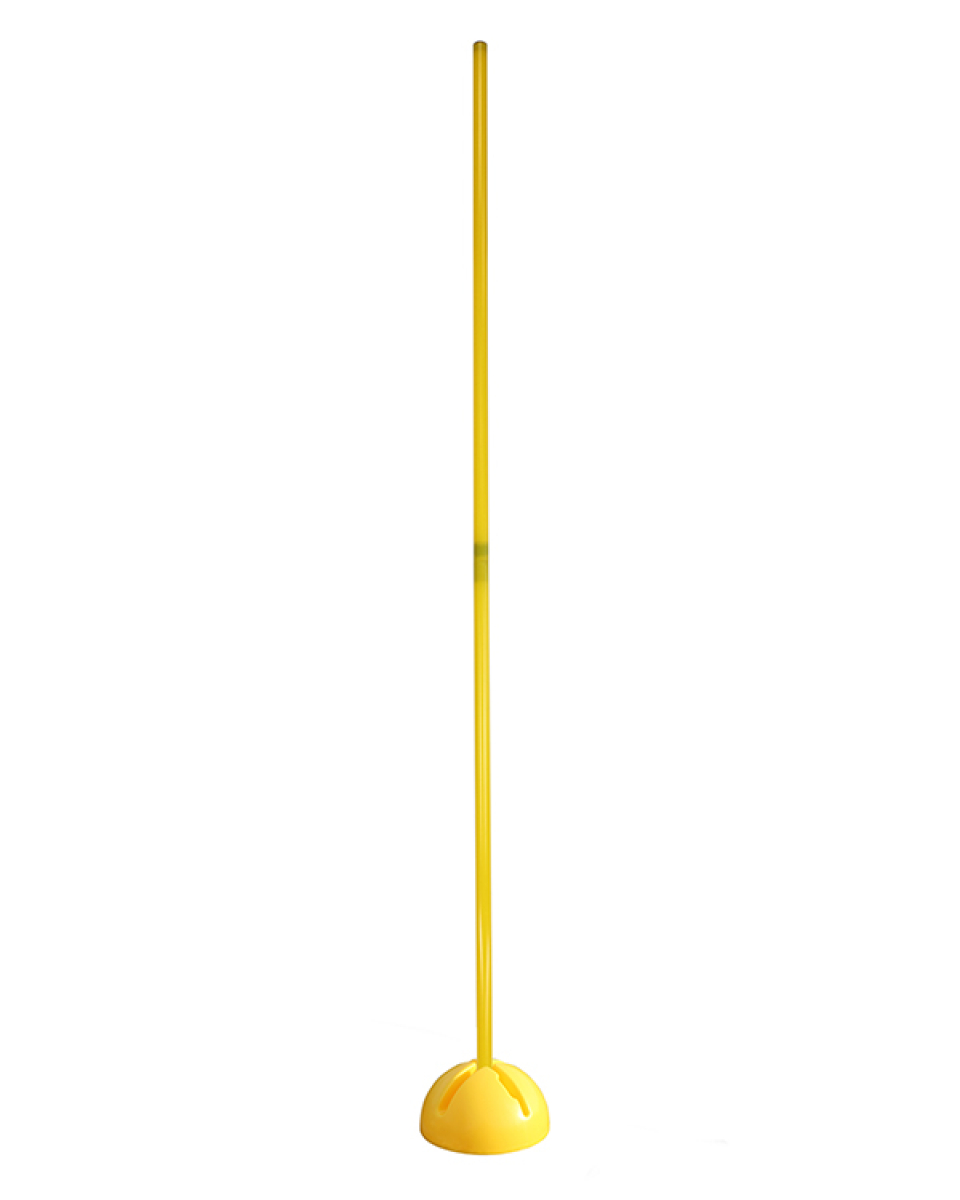 X-foot slalom set with pole 100 cm or 180 cm, 4 colors