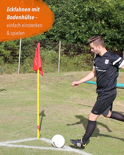 Preview: 4 x Flexible corner flags with tilting joint