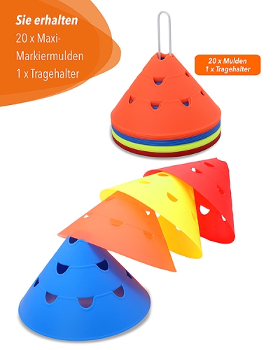 20 Maxi-Muldenhauben