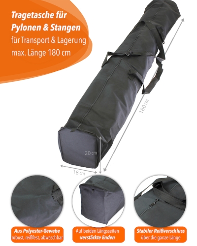 Preview: Bag for corner flags & poles up to 180 cm long
