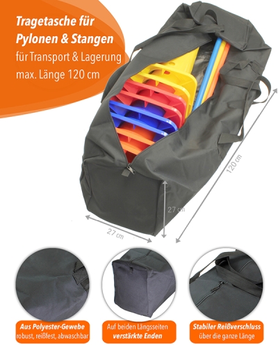 Preview: Bag for up to 5 cone hurdles