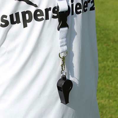 Preview: Trainer whistle with safety lanyard