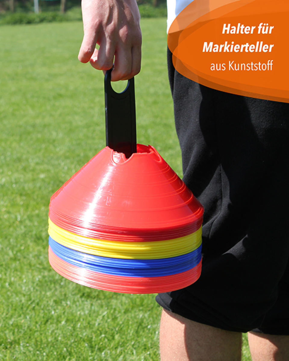 Holder for plastic marking plates