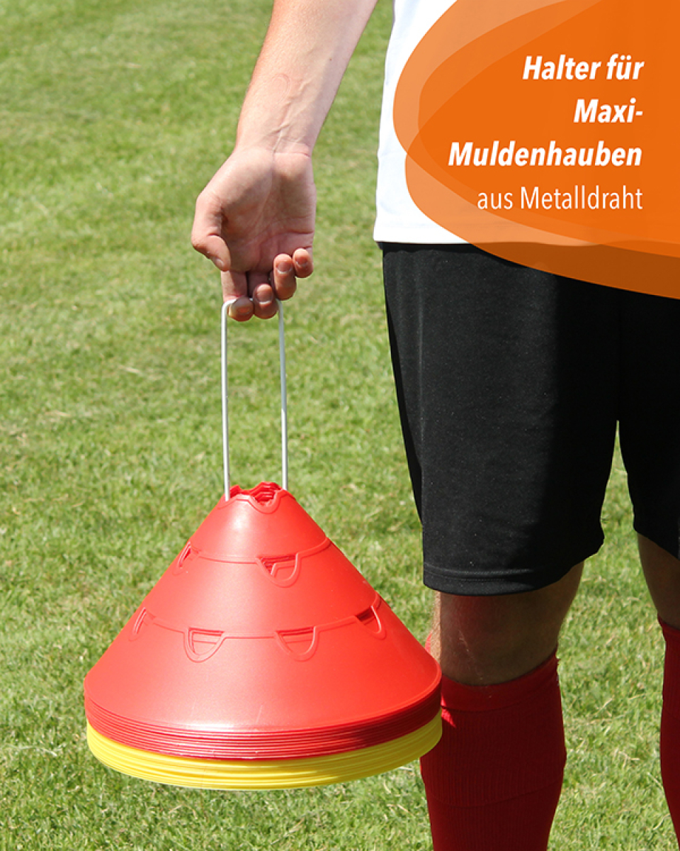 Holder for maxi trough covers made of metal wire, white