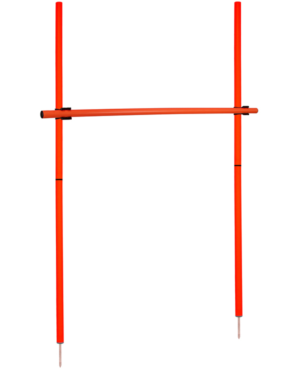 Hurdle set with slalom poles 180 cm, ø 32 mm