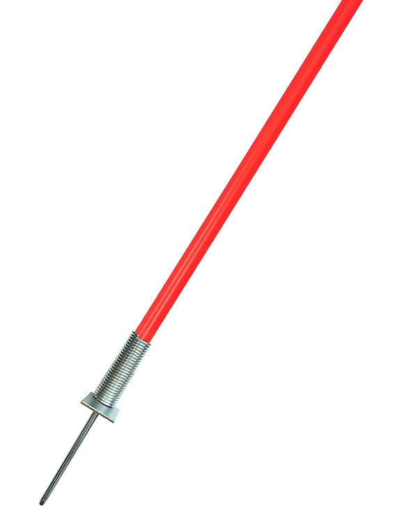 Tilting foot made of metal for poles with ø 25 mm