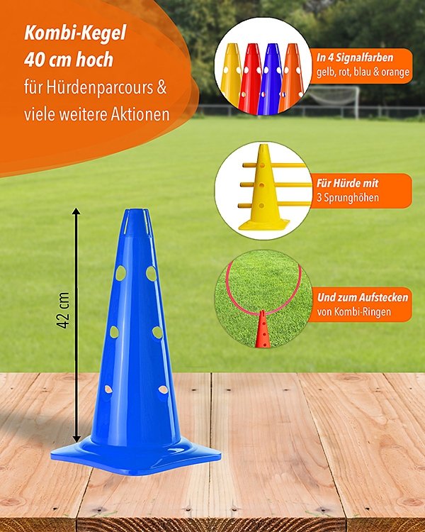Combination cone 40, 4 colors