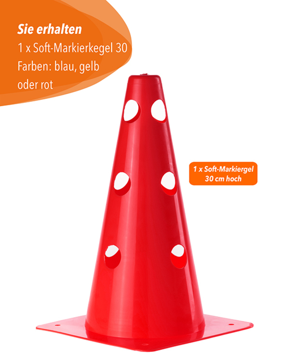 Loch-Markierkegel 30 cm hoch