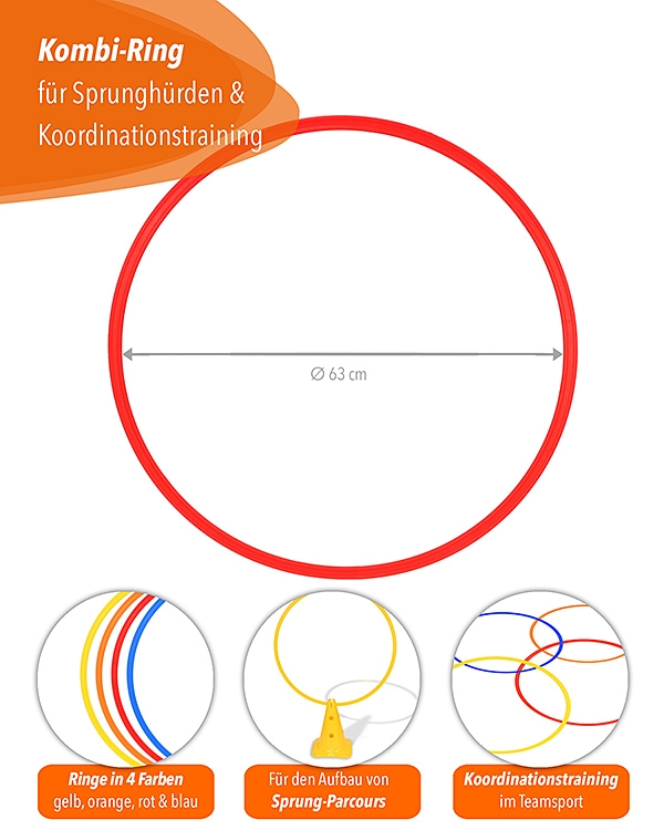 16 x Multi-Purpose Rings 70 with Carrying Holder