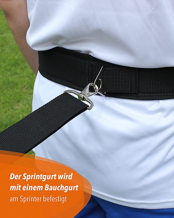 Sprintgurt mit Bauchgurt