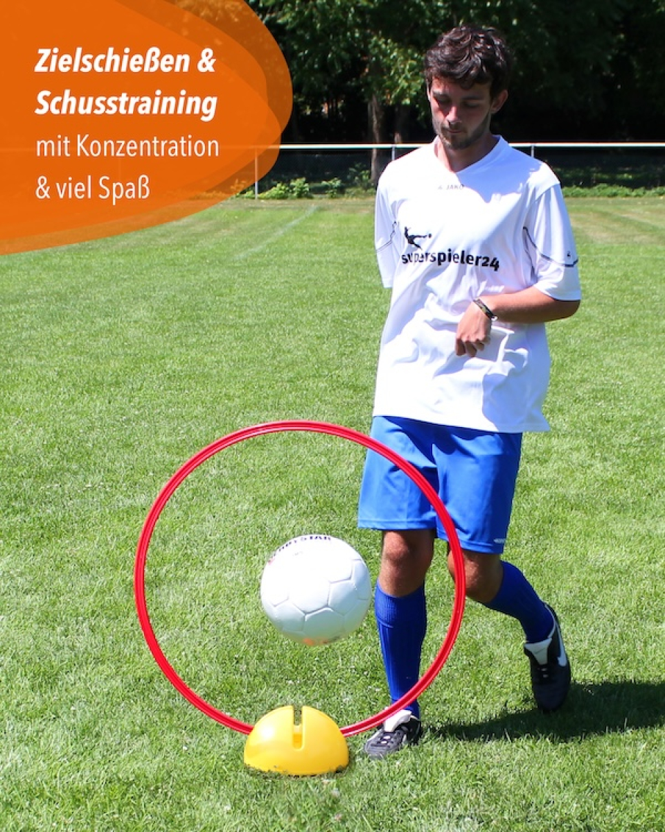 X-foot with ring 70 made of plastic, 4 colors