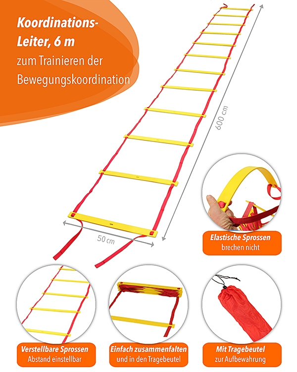 Coordination ladder, 4 m and 6 m