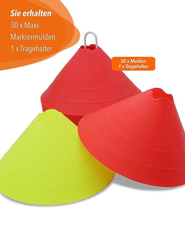 20 Maxi-Muldenhauben