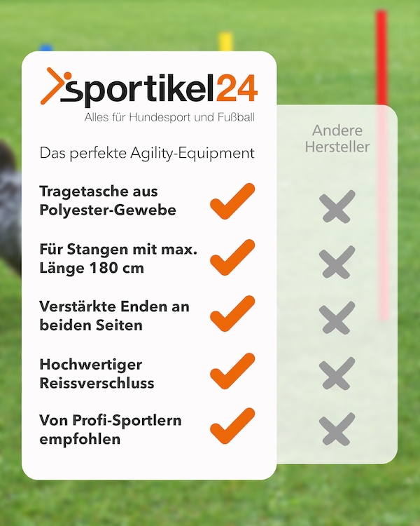 Bag for corner flags & poles up to 180 cm long